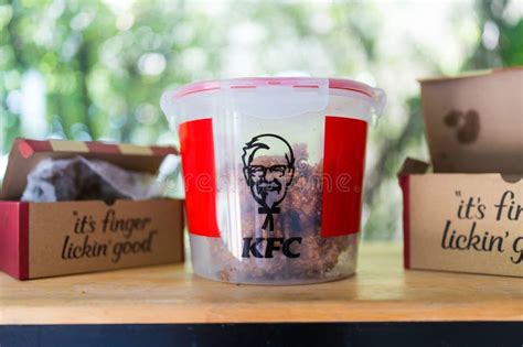 Bangkok, Thailand - August 14, 2024 : KFC Bucket Were, Celebrating the ...