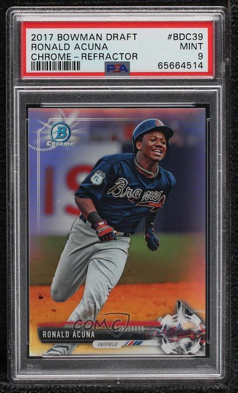 Bowman Draft Chrome Refractor Bdc Ronald Acu A Jr Rc For