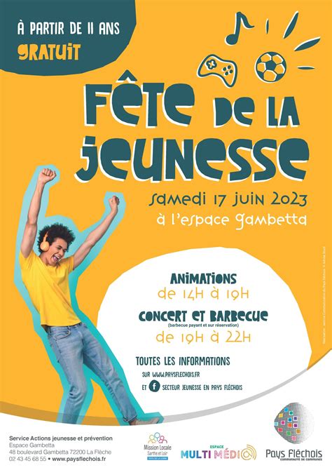 F Te De La Jeunesse Samedi Juin Communaut De Communes Du Pays