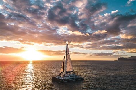 2024 2-Hour Oahu Sunset Catamaran Sail