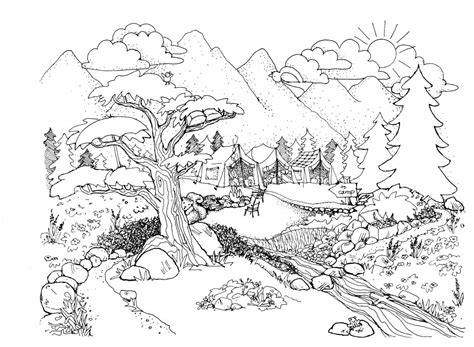 Nature Coloring Pages To Download And Print For Free