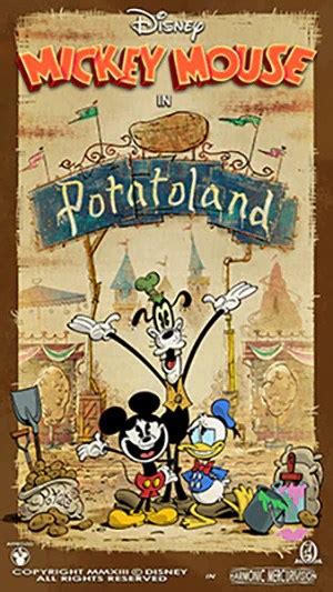 New “Potatoland” Poster Revealed For Mickey & Minnie’s Runaway Railway – A Walk With The Mouse