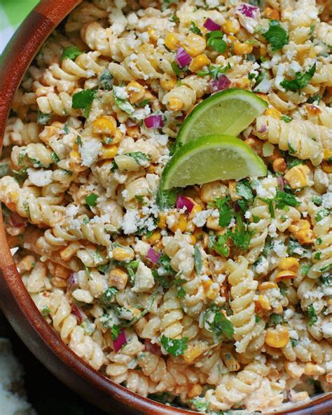 Mexican Street Corn Pasta Salad Southern Discourse