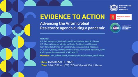 Webinar Evidence To Action Advancing The Antimicrobial Resistance