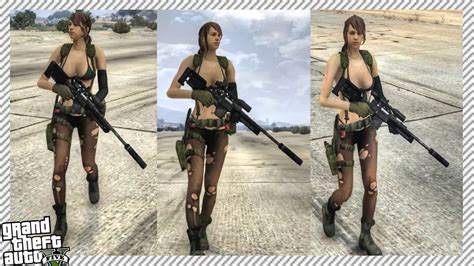 Sexy Sniper Assassin Quiet From Mgs5 Military Base Raid Gangster