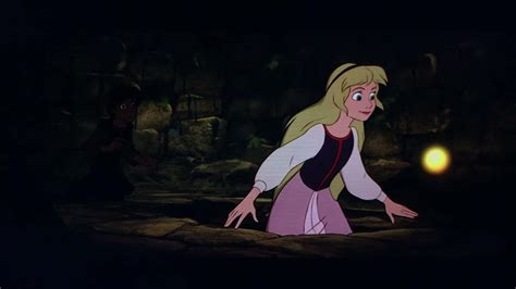 The Black Cauldron 1985 Taran Meets Princess Eilonwy Scene Youtube