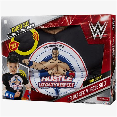 John Cena - WWE Deluxe Sound FX Muscle Suit Role-play – wrestlingshop.com