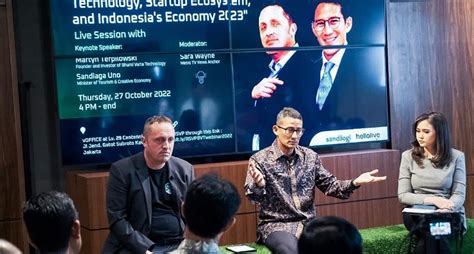 Sandiaga Uno Ungkap Ekonomi Digital Alami Pertumbuhan Dan Buka Peluang