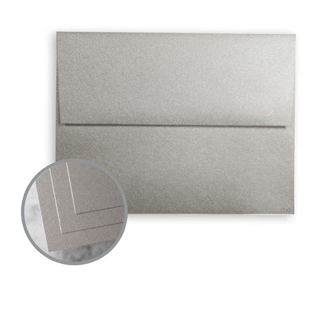 Pearlized Silver Envelopes A7 5 1 4 X 7 1 4 80 Lb Text Smooth 30