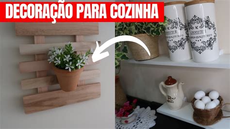 Ideias para DECORAR a COZINHA gastando pouco DIY faça você mesmo