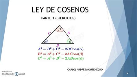 5 Ejemplos Ley De Cosenos Ejercicios Resueltos Pdf Images