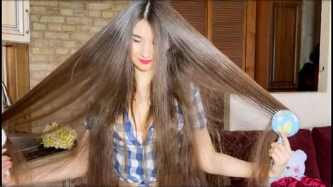 Magic Brushes Long Hair Asmr Youtube