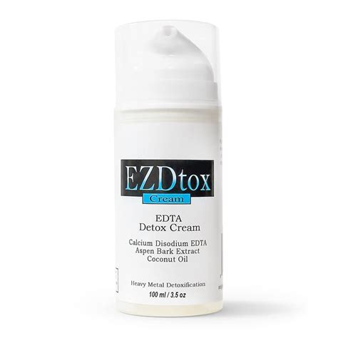 Ezdtox Cream Heavy Metal Edta Detox 1 Month Supply 3 5oz Pump