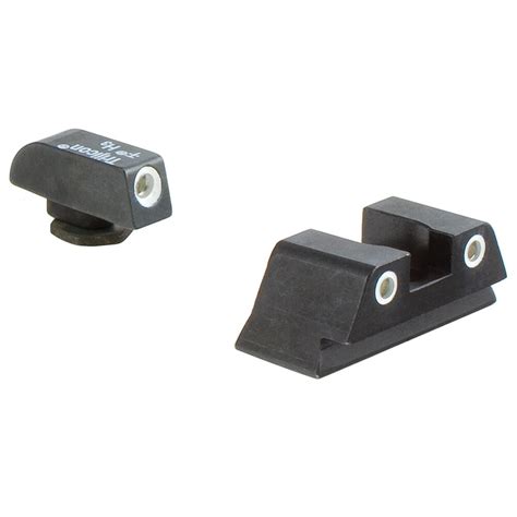 Trijicon Bright And Tough 3 Dot Green Frontyellow Rear Night Sight Set