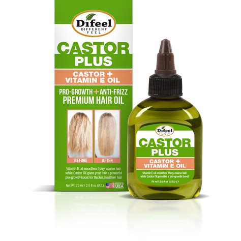 Difeel Premium Castor Plus Vitamin E Pro Growth Anti Frizz Premium Difeel Find Your