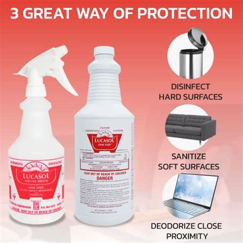 Buying Guide Lucasol All Purpose Cleaner One Step Disinfectant For Hospi