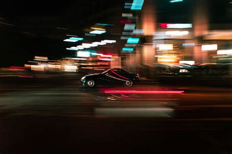 Long-Exposure Photo of a Car · Free Stock Photo