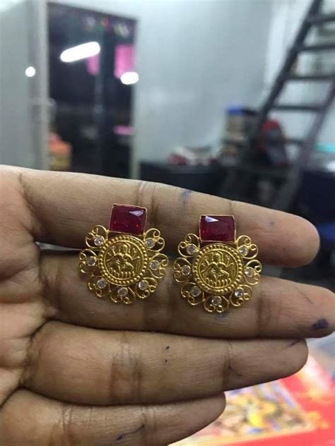 Saved By Radha Reddy Garisa Gold Earrings Designs Wedding Jewelry