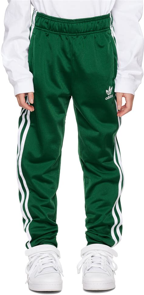 adidas Kids Kids Green Adicolor SST Big Kids Track Pants adidas