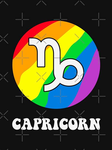 Lgbt Gay Pride Flag Capricorn Zodiac Sign T Shirt By Dobangcr Redbubble