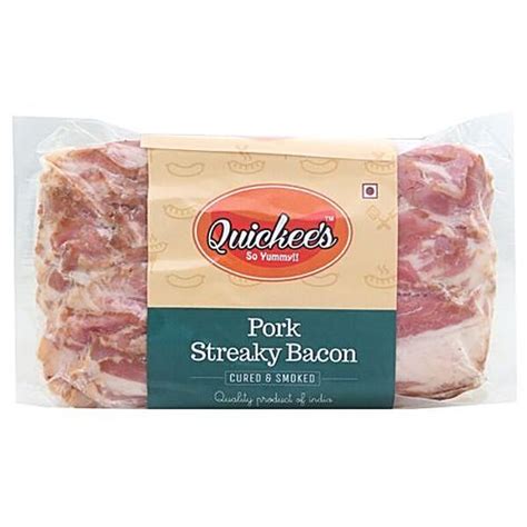 Buy Quickees Bacon Pork Streaky Gm Online At Best Price Of Rs