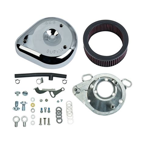 S S Classic Air Cleaner Kit Chrome Evo Bigtwin And Sportster