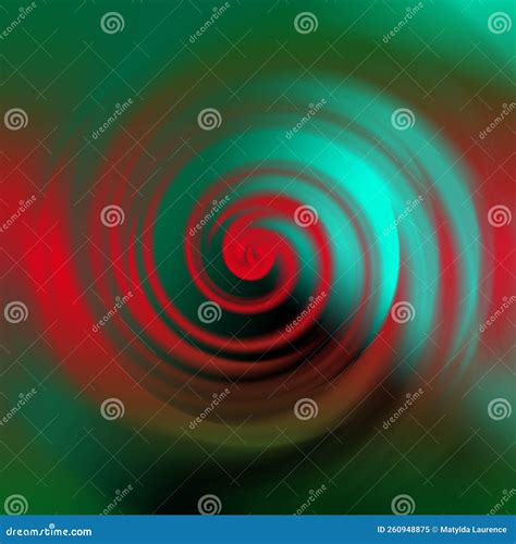 Red Green Blue Graphic Design Irregular Swirl Pattern Stock