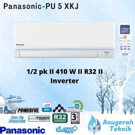 Jual AC SPLIT PANASONIC 1 2 PK 1 2 PK R32 INVERTER PU5XKJ UNIT