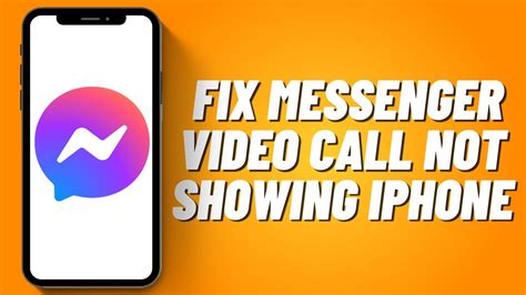 How To Fix Messenger Video Call Not Showing Iphone Youtube