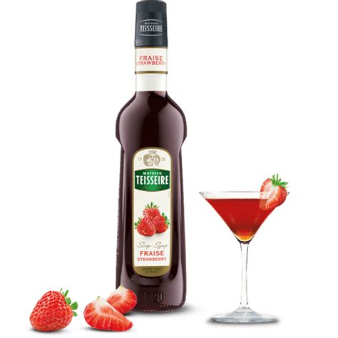 Mathieu Teisseire Fraise Strawberry Syrup 1 3 Ml Bansal Food Decor Plaza