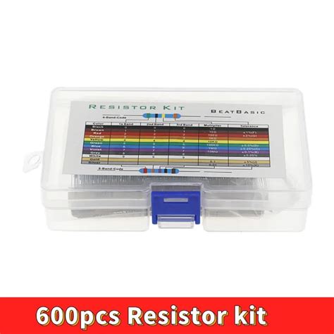 600pcslot 30values 20pcs 1 14 W Resistor Pack Set Diy Metal Film