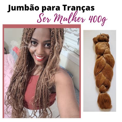 Jumbo Para Tran As Box Braids Ser Mulher Pacot O G V Rias Cores