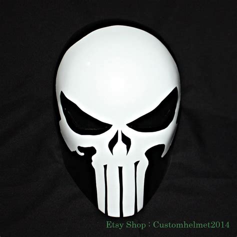 11 Wearable Custom Halloween Costume The Punisher Helmet Dj Etsy