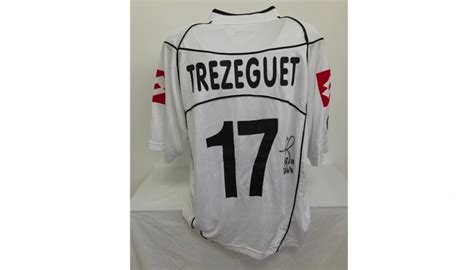 Trezeguet's Official Juventus Signed Shirt, 2002/03 - CharityStars