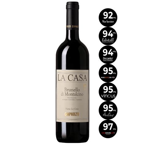 La Casa Brunello Di Montalcino Caparzo DOCG Tinto 2019 IMPORTADORA