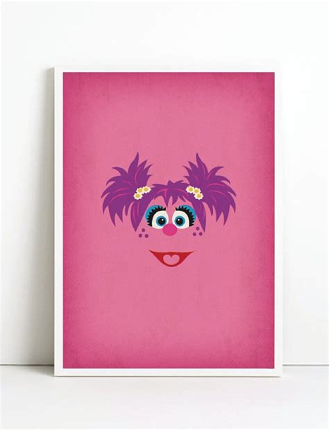 Minimalist Abby Cadabby Art Print