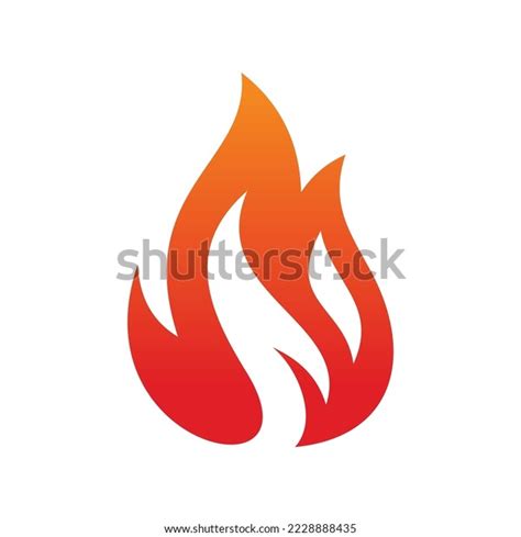 Fire Vector Logo Design Template Stock Vector (Royalty Free) 2228888435 ...