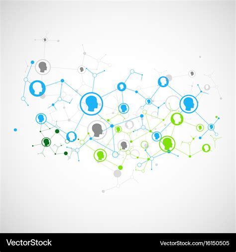 Social Media Background Network Concept Royalty Free Vector