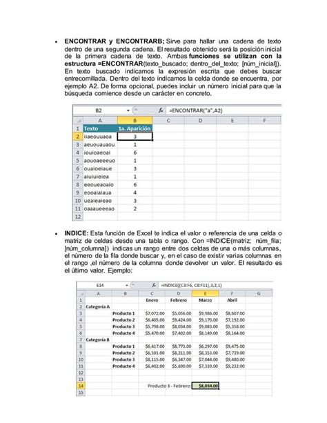 Funciones Excel PDF