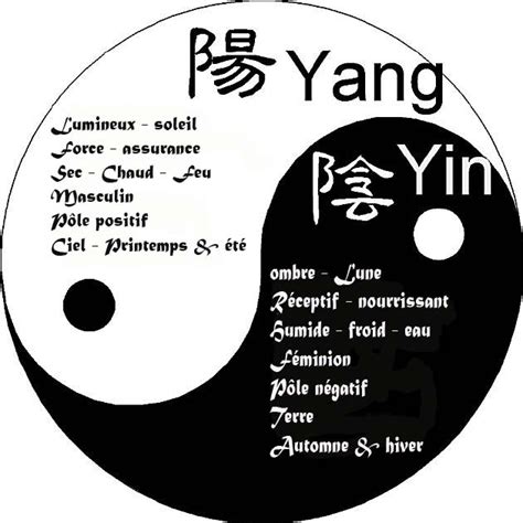 Le Yin Et Le Yang En Mtc Bien être Santé Relaxation Massage