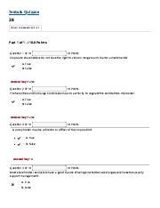 BLAW CH 38 Pdf Tests Quizzes 38 Return To Assessment List Part 1 Of