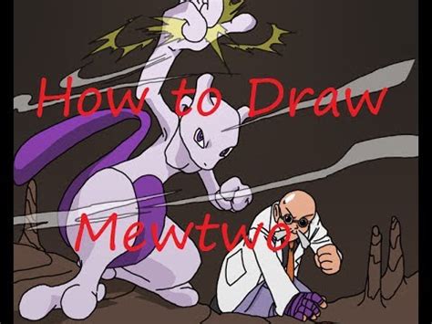 How To Draw A Mewtwo Como Desenhar Um Mewtwo Youtube