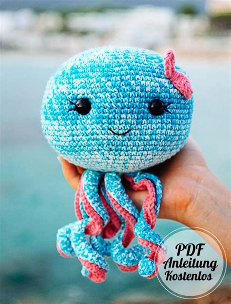 Blaue Quallen Pdf Amigurumi Anleitung Kostenlos