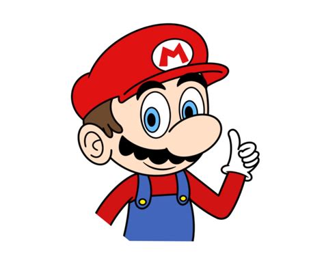 Mario gives a thumbs up by MrFanimator96 on DeviantArt