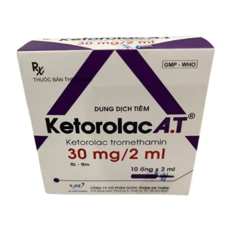 Thuốc Ketorolac At 30mg2ml Là Thuốc Gì Giá Bao Nhiêu Nhà Thuốc Az