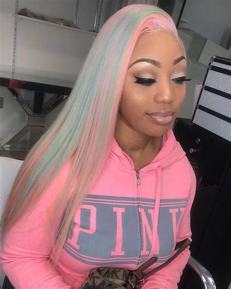 Pin By Everythingbomb On Bomb Nails And Makeup Wig Hairstyles Hair Styles Human Hair Color