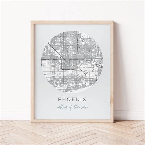 Phoenix Street Map | Backstory Map Co.