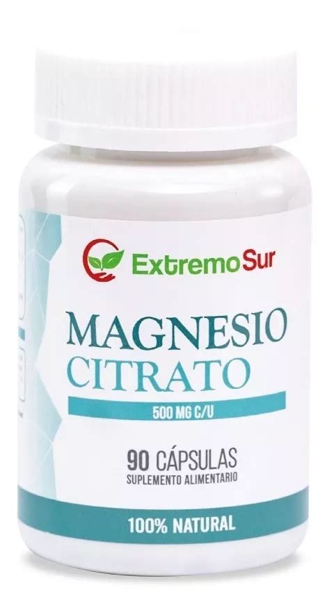 Ripley Magnesio Citrato 500mg 90 CÁpsulas