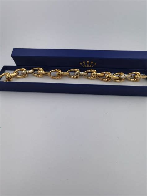 Kt Gold White Gold Yellow Gold Bracelet Catawiki