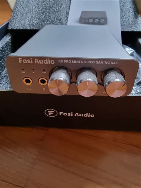 Fosi Audio K5 Pro Gaming DAC, Audio, Soundbars, Speakers & Amplifiers ...